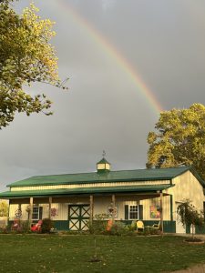 Rainbow over Doodle Patch Farm