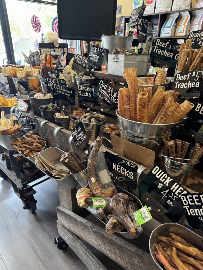 The dog chew bar at Pet Wants in Miamisburg